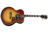 Gibson - SJ-200 Standard Rosewood Jumbo Acoustic/Electric Guitar with Hardshell Case - Rosewood Burst