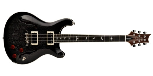 PRS Guitars - Guitare électrique piézo standard SE Hollowbody avec étui - Dog Hair Smokeburst