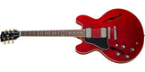 Gibson - ES-335 DOT Semi-Hollow Body Électrique, Gaucher - Cerisier des années 60