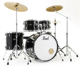 Batterie Pearl Roadshow 5 pièces (22", 10", 12", 16", grosse caisse) avec accessoires et cymbales - Noir de jais