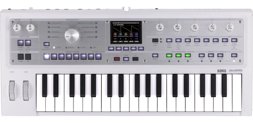 Korg - microKORG 2 37-Key Synthesizer and Vocoder - Limited Edition White