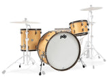 Pacific Drums - Kit de fûts Concept Maple Classic 3 pièces (26, 13, 16) - Finition satinée naturelle avec cercles en noyer satiné