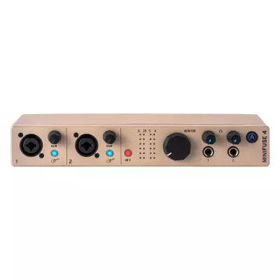 Arturia - MiniFuse 4 Compact USB Audio Interface - Champagne