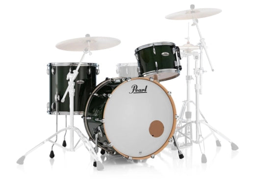 Pearl - Professional Series 3-Piece Shell Pack with No Bass Drum Mount (24,13,16) - Emerald Mist
