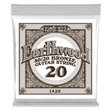 Corde de guitare simple Earthwood d'Ernie Ball - .020w