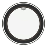 Peau de grosse caisse transparente Remo Emperor SMT avec sourdine - 24