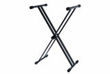 Support de clavier double Yorkville Sound IKS-X4 avec verrouillage à dents