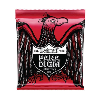 Cordes pour guitare électrique Ernie Ball Burly Slinky Paradigm - 11-52