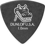 Dunlop - Médiators triangulaires Gator Grip (paquet de 6) - 1,0 mm