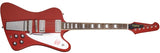 Epiphone - 1963 Firebird V Electric Guitar with Hardshell Case - Ember Red