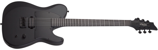 Schecter - Guitare électrique PT Black Ops - Noir satiné à pores ouverts