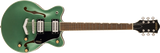 Gretsch Guitars - G2655 Streamliner Center Block Jr. Double-Cut with V-Stoptail, Laurel Fingerboard - Steel Olive