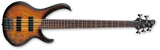 Ibanez - Basse électrique 5 cordes BTB - Brown Burst
