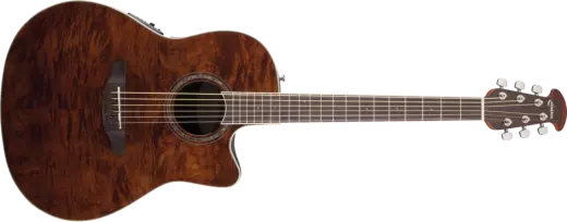 Ovation - Celebrity Standard Plus Mid Depth Acoustic/Electric - Nutmeg Burled Maple