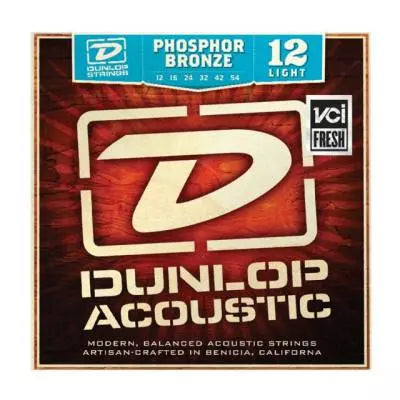 Dunlop - Bronze phosphoreux acoustique léger 12-54