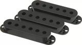 Fender - Cache-micros Fender noirs pour Stratocaster (lot de 3)