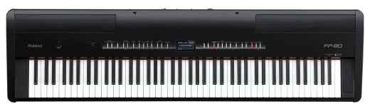 Roland - Digital Stage Piano w/Speakers & Mic Input - Black