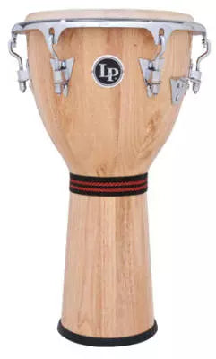 Latin Percussion - Djembe - Natural Finish, Chrome