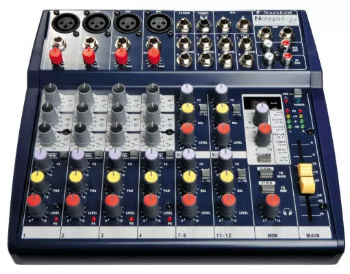Soundcraft - Notepad 124FX - 12 Input Mixer with FX