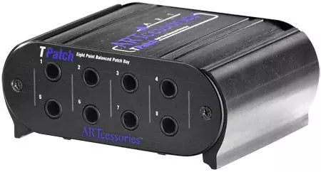 ART Pro Audio - 8-Point Balanced Patch Bay