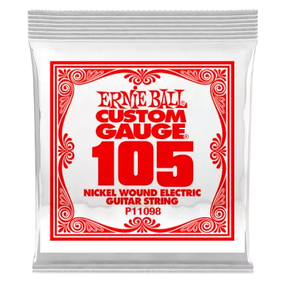 Corde de guitare électrique extra longue en nickel Ernie Ball - .105 (à l'unité)