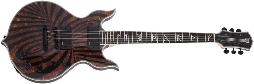 Schecter - Guitare électrique Wylde Heathen Grail - Tortoise Black Blizzard