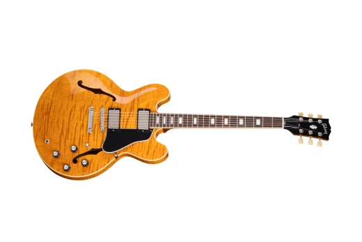 Gibson - ES-335 Guitare électrique figurée avec étui rigide - Honey Amber