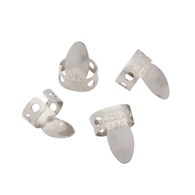 D'Addario - Médiators Paul Franklin National - Nickel (paquet de 4)