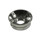 WD Music - Plaque jack Electrosocket moderne pour Fender Telecaster - Chrome