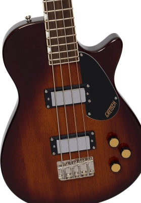 Gretsch Guitars - Streamliner Jet Club Bass Single-Cut, Laurel Fingerboard - Havana Burst