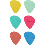Fender - Médiators décalés (lot de 6) - 0,83 Multicolores