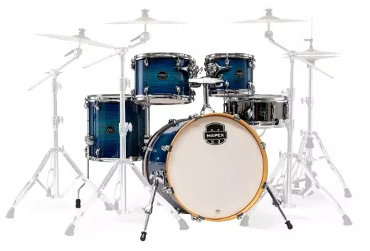 Mapex - Pack de 5 cartouches Armory (20, 10, 12, 14, SD) - Blue Wave Burst