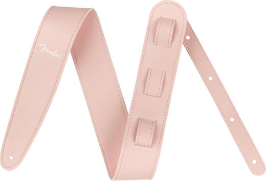 Sangle Fender en cuir végan - Rose coquillage