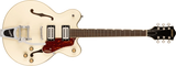 Guitares Gretsch - Guitare G2622T Streamliner Center Block Double Cut avec Bigsby, touche en laurier - Micros BroadTron BT-3S - Blanc vintage