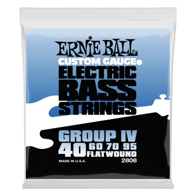 Ernie Ball - Cordes pour basse à filets plats Groupe IV - .040-.095
