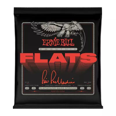 Cordes pour basse Ernie Ball Pino Palladino Smoothie Flats - Medium