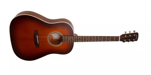 Guitare acoustique/électrique en bois massif Gold Tone - The Bell avec housse - Satin Burst