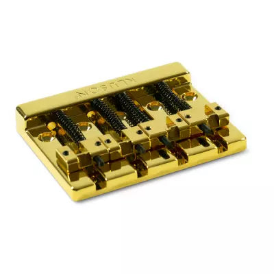 WD Music - Chevalet de basse Kluson High Mass 4 cordes, finition zinc-or
