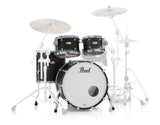 Pearl - Pack de 4 fûts Reference One (22, 10, 12, 16) avec tuyau chromé - Noir mat