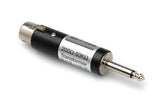 Hosa - Impedance Transformer, XLR3F to 1/4 inch TS
