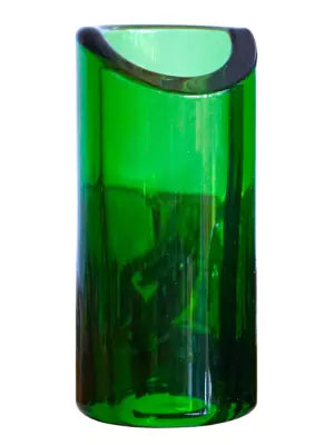 The Rock Slide - Moulded Green Glass Slide - Extra Small