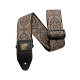 Bracelet Ernie Ball - Motif cachemire jacquard or et noir