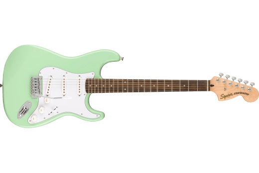 Squier - Stratocaster FSR Affinity Series, touche en laurier, pickguard blanc - Surf Green