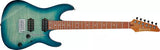 Ibanez - Guitare électrique 6 cordes AZ Standard - Turquoise Burst transparent