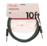 Câble d'instrument Fender - Original Series, 10 pouces, vert Sherwood