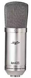 Apex - Microphone à condensateur de studio cardioïde à adresse latérale