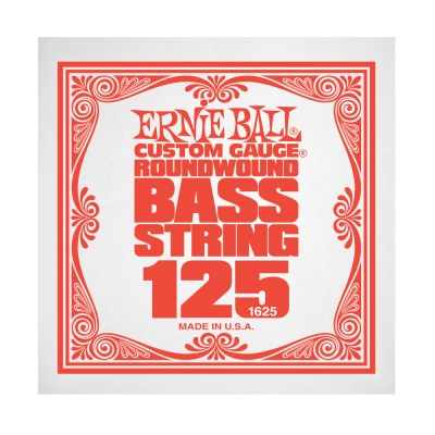 Corde simple pour basse électrique Ernie Ball .125 nickelée
