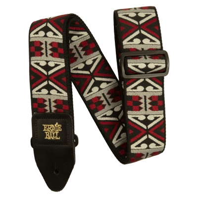 Bracelet Ernie Ball Primal en jacquard rouge