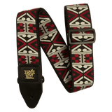 Bracelet Ernie Ball Primal en jacquard rouge