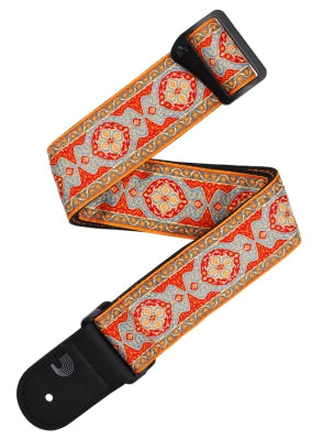 DAddario - Eco-Comfort Persian Woven Guitar Strap - Yellow